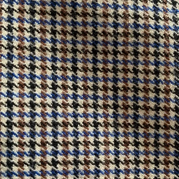 rag & bone Andi Full length Trouser High Waist Ankle Wide Leg /Color: Blue plaid - Picture 11 of 11